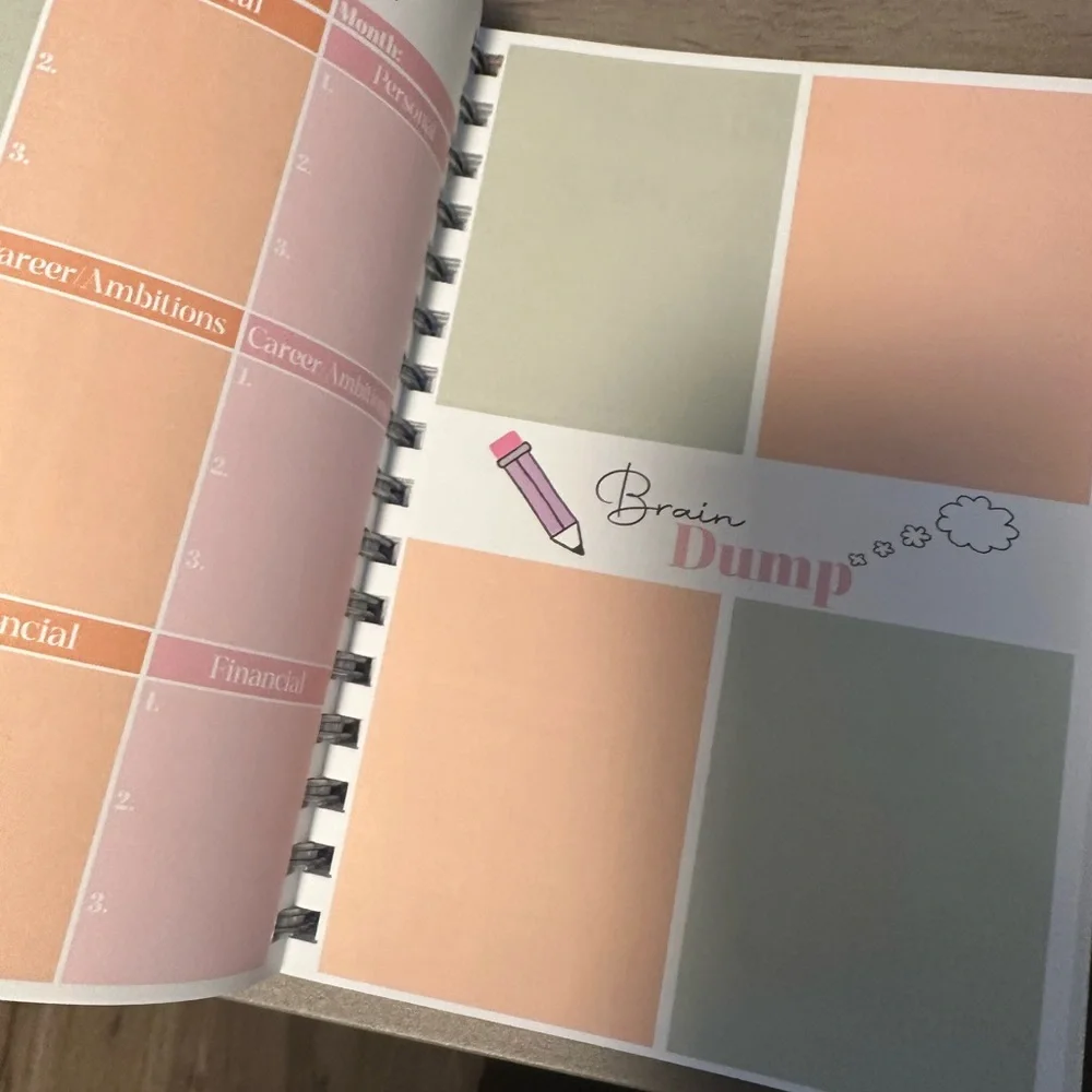 Undated Girl Gotta Change Planner Brand new‎